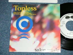 画像1: SALON MUSIC サロン・ミュージック - TOPLESS  ( Ex++/MINT-  : WOFC) / 1985 JAPAN ORIGINAL "PROMO ONLY" Used  7"Single