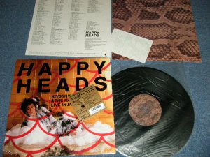 画像1: 忌野清志郎 & THE RAZER SHARPS  KIYOSHIRO IMAWA of  SUCCESSION -  ハッピーヘッズ　ライヴ・イン・ジャパン HAPPY HEADS  LIVE IN JAPN  (MINT/MINT) / 1987 JAPAN ORIGINAL  Used LP  