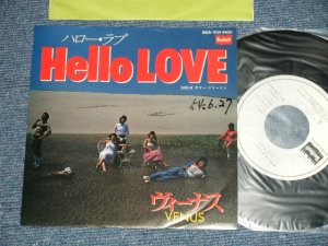 画像1: VENUS ヴィーナス　-  HELLO LOVE (Ex+++/MINT-)  / 1979 JAPAN ORIGINAL "White Label PROMO" Used  7"Single
