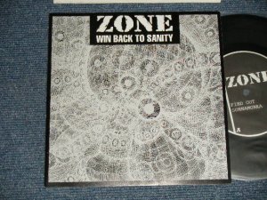 画像1: ZONE -  WILL BACK TO SANITY  A) FIND OUT, SONNAMONKA  B) SHORT HOPE, WIN BACK TO SANITY  (MINT-/Ex+)  /  JAPAN ORIGINAL "from INDIES" Used 7" Single  