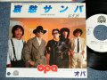 オパ OPA -  A) 哀愁のサンバ SAMBA SAUDADE  B) もいちど・・・ららばい CANTE MEU BEM (Ex++/Ex+++ BB for PROMO, SWOFC,) / 1981 JAPAN ORIGINAL "WHITE LABEL PROMO" Used 7" 45 rpm Single  
