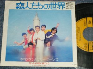 画像1: 寺内タケシとブルージーンズ  TERRY TERAUCHI TAKESHI & The BLUE JEANS - A) 恋人たちの世界  B) 苦しみを何処に捨てよう A GOOD WOMAN'S LOVE (Ex/Ex++)  / 1972 JAPAN ORIGINAL Used  7" 45 rpm Single シングル