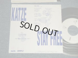 画像1: KATZE - A) STAY FREE  B) non  (Ex++/Ex++ CLOUD Face, WOFC) / 1989 JAPAN ORIGINAL "PROMO ONLY ONE-SIDE DISC" Used 7"45 Single  