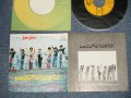 寺内タケシとブルージーンズ  TERRY TERAUCHI TAKESHI & The BLUE JEANS - A) レッツゴージャンジャン LET'S GO JAN JAN  B) 燃えてるジャンジャン CRAZY JAN JAN (Ex++/Ex++ ¥400) / 1971 JAPAN ORIGINAL Used  7" 45 rpm Single シングル