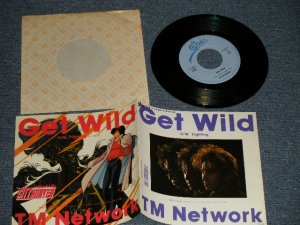 画像1: TM NETWORK - A) GET WILD  テレビアニメ『シティーハンター』のエンディングテーマ B) FIGHTING (MINT-/MINT-) /1987 JAPAN ORIGINAL Used 7" Single 