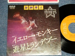 画像1: 加納秀人 (外道) KANOH HIDETO - A)イエロー・モンキー  B)遊星とランデブー (MINT-/MINT-) /  1978 JAPAN ORIGINAL Used 7" シングル