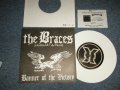 The BRACES - A)BUNNER(BANNER) OF THE VICTORY  B)UNITED STRENGTH (MINT-/MINT-) / 2003 JAPAN ORIGINAL ”from INDIES" "WHITE WAX/VINYL" Used 7" Single 
