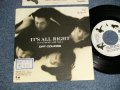 オフ・コース　OFF COURSE -  A)IT'S ALL RIGHT    B)IT'S QUITE ALL RIGHT (Ex+/MINT- STOBC, SWOFC) /1987 JAPAN ORIGINAL "PROMO" Used 7" シングル Single 