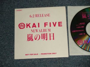 画像1: KAI FIVE - 嵐の明日 (MINT-/MINT) /  1993 JAPAN ORIGINAL "PROMO ONLY"Used CD