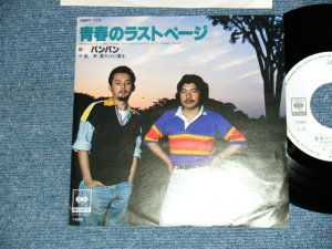 画像1: バンバン BANG BANG - A)青春のラストページ  B)今 君だけに愛を (MINT-/MINT) / 1977 JAPAN ORIGINAL "WHITE LABEL PROMO" Used 7" シングル Single 