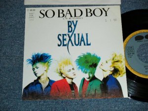 画像1: BY SEXUAL - A) SO BAD BOY   B) BE ANXIOUS (Ex++/MINT SWOFC) / 1990 JAPAN ORIGINAL "PROMO ONLY" Used 7" Single