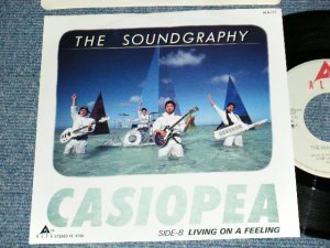 画像1: カシオペア CASIOPEA - A) The Soundgraphy   B) Living On A Feeling (MINT-/MINT-)  / 1984 JAPAN ORIGINAL "PROMO" Used 7" Single
