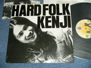 画像1: 遠藤賢司  KENJI ENDO - HARD FOLK KENJI  ( Ex++/MINT- : With PIN-UP  ) / 1974? JAPAN ORIGINAL Used  LP 