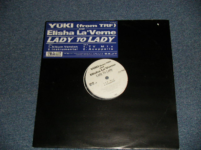 YUKI (from TRF) and Elisha La'Verne - LADY TO LADY (Ex+/Ex+++) / 1998 ORIGINAL Used 12