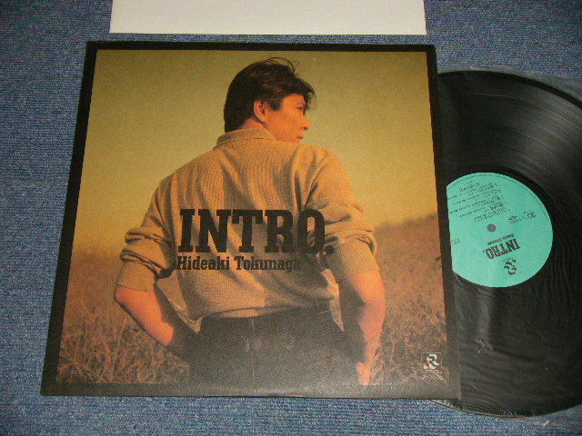 徳永英明 HIDEAKI TOKUNAGA - INTRO (With BOOKLET)  (Ex+++/MINT) / 1987 JAPAN ORIGINAL used LP -