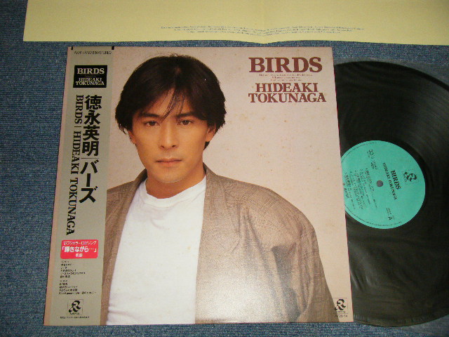 徳永英明 HIDEAKI TOKUNAGA - BIRDS (Ex+/MINT) / 1987 JAPAN ORIGINAL used LP with OBI 