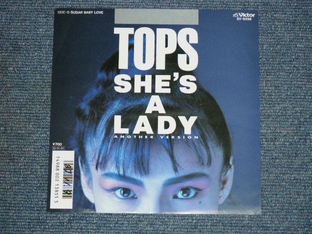 TOPS - SHE'S A LADY / 1987 JAPAN ORIGINAL Promo 7