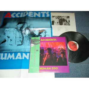 画像: アクシデンツACCIDENTS - ヒューマン・ズー HUMAN ZOO ( With POSTER : MINT-/MINT- ) / 1985 JAPAN ORIGINAL Used LP with OBI