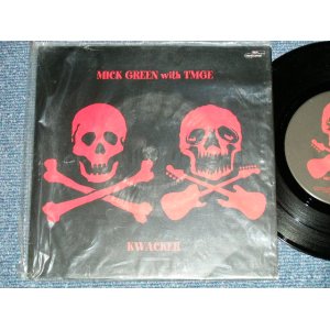 画像: ミック・グリーン　ミッシェル・ガン・エレファント　MICK GREEN with TMGE THEE MICHELLE GUN ELEPHANT - KWACKER  (MINT/MINT)/ 2001 JAPAN ORIGINA  Used 7" SINGLE  
