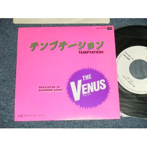 画像: VENUS ヴィーナス　- テンプテーション：キサス DE キサス (MINT/MINT)  / 1982 JAPAN ORIGINAL "WHITE LABEL PROMO" Used  7"SingleMINT/MINT