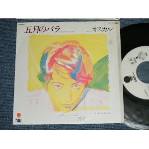 画像: オスカル OSCAR (自作曲＋なかにし礼 REI NAKANISHI )  - A) 五月のバラ B) 風になりたい (Ex++/MINT- WOFC, BB for PROMO) / 1982 JAPAN ORIGINAL "White Label Promo" Used 7" Single 