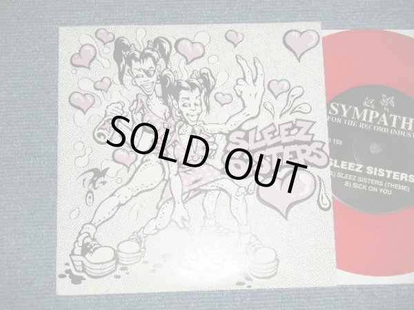 画像1: SLEEZE SISTERS A) SLEEZE SISTERS(THEME)  B) SICK ON YOU  (MINT-/MINT-)  /  JAPAN ORIGINAL "RED WAX Vinyl" Used 7" Single  