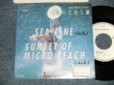 画像: 角松敏生 TOSHIKI KADOMATSU - A) SEA LINE  B) SUNSET OF MICRO BEACH (Ex+/Ex+++ STOFC, WOFC) / 1987 JAPAN ORIGINAL "PROMO Only" Used 7" Single  