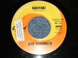 画像: 坂本 九 SAKAMOTO KYU - 上を向いて歩こう SUKIYAKI : UE O MUITE ARUKOU (Ex+/Ex+ STOL) / 1962 US AMERICA ORIGINAL Used 7" Single シングル