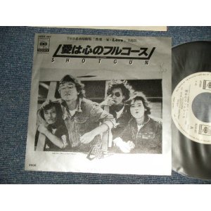 画像: SHOT GUN ショット・ガン - A)愛は心のフルコース   B箱舟 (Ex+++/MINT-)  / 1989 JAPAN ORIGINAL "WHITE LABEL PROMO" Used 7" SINGLE シングル