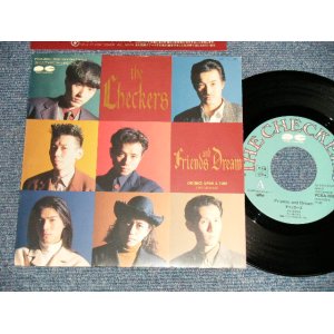 画像: チェッカーズ THE CHECKERS - A) FRIENDS AND DREAM  B) ONCE UPON A TIME  (Ex++/Ex+) / 1989 JAPAN ORIGINAL "PROMO" Used  7" 45 rpm Single 