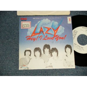 画像: レイジー LAZY  A)HEY! I LOVE YOU! 　B)OK!  (Ex+/Ex+++ STOFC, WOFC)  / 1977 JAPAN ORIGINAL "WHITELABEL PROMO" Used 7" 45  rpm Single 