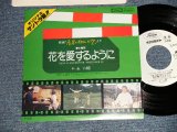 画像: 永 六輔 ROKUSUKE EI - 映画「春男の翔んだ空」A)花を愛するように  B)花を愛するように(INST)  (MINT-/MINT) / 1977 JAPAN ORIGINAL "WHITE LABEL PROMO" Used 7"Single