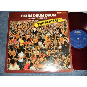 画像: ジミー竹内 JIMMY TAKEUCHI - THE BEATLES: DRUM DRUM DRUM (Ex+/Ex++ Looks:Ex) / 1970 JAPAN ORIGINAL "RED WAX/VINYL 赤盤" Used LP