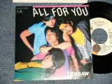 画像: TENSAW テンソウ - A)ALL FOR YOU   B)TALKING WORDS  (MINT-/MINT-) /1982 JAPAN ORIGINAL Used 7" シングル Single 