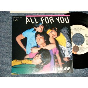 画像: TENSAW テンソウ - A)ALL FOR YOU   B)TALKING WORDS  (MINT-/MINT-) /1982 JAPAN ORIGINAL Used 7" シングル Single 