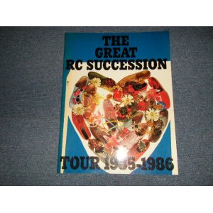 画像: RCサクセション  RC SUCCESSION - TOUR 1985-1986 (MINT-)   /1985 JAPAN ORIGINAL Used BOOK