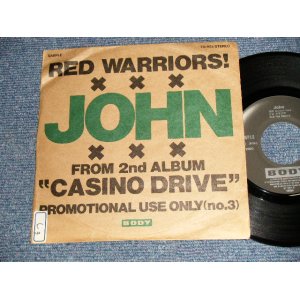 画像: レッド・ウォリアーズ RED WARRIORS - A)JOHN (Ex++/Ex- STOFC, SWOBC) / 1987 JAPAN ORIGINAL "PROMO ONLY ONE SIDED Used 7" Single 