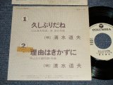 画像: 清水道夫 MICHIO SHIMIZU (ヴィレッジ・シンガーズ THE VILLAGE SINGERS) - A)久しぶりだね   B)理由はきかずに (Ex++/Ex++) / 1982 JAPAN ORIGINAL Used "PROMO ONLY" Used 7" 45 rpm Single シングル