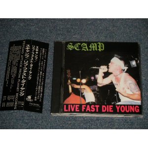 画像: スキャンプ SCAMP - LIVE FAST DIE YOUNG リブ・ファスト・ダイ・ヤング (MINT-/MINT) / 1991 JAPAN ORIGINAL Used CD with OBI 