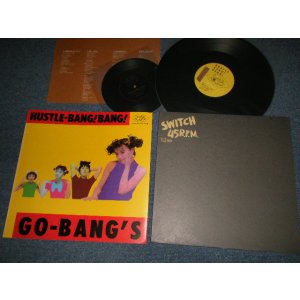 画像: ゴーバンズ GO-BANG'S -  Hustle-Bang! Bang! (With FLEXI-DISC ソノシート付) (With INSERTS) (With OUTERSLICK COVER)  (Ex++/MINT-) /1987 JAPAN ORIGINAL Used 12” EP