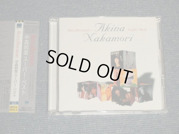 画像1: 中森明菜 AKINA NAKAMORI - RECOLLECTION~SUPER BEST (MINT-/MINT)/ 1998 JAPAN ORIGINAL  Used 2-CD's with OBI 
