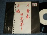 画像: 友川かずき KAZUKI TOMOKAWA -  A) 青春   B)魂 ( - /MINT) / 1975 JAPAN ORIGINAL "White Label PROMO Test Press" "ADVANCE COPY"  Used 7" Single 