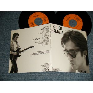 画像: 浜田省吾 SHOGO HAMADA -  REC-1)AMERICA  REC-2)A NEW STYLE WAR (Ex+/MINT- WOFC)  / 1986 JAPAN ORIGINAL "PROMO ONLY" Used Double One-Sided 7" Single 