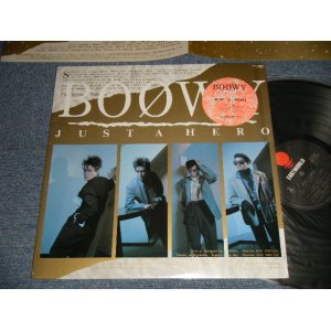 画像: BOOWY ボウイ - JUST A HERO (MINT-/MINT) / 1986 JAPAN ORIGINAL Used LP With SEAL OBI 