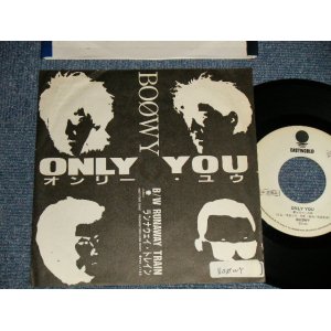 画像: BOOWY -  A) オンリー・ユウ ONLY YOU  B)RUNAWAY TRAIN (Ex+/Ex++ STOFC) /  1987 JAPAN ORIGINAL "PROMO ONLY" Used 7" Single