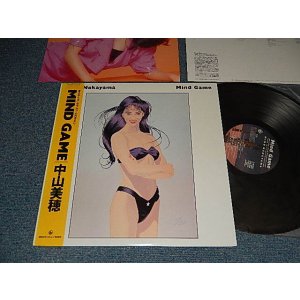 画像: 中山美穂 MIHO NAKAYAMA - MIND GAME (With PIN-UP POSTER)  (Ex+++MINT-)  / 1988 JAPAN ORIGINAL Used  LP with OBI オビ付