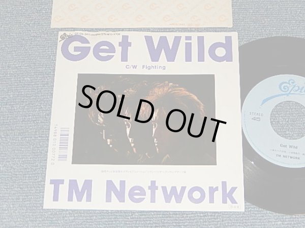 画像1: TM ネットワーク TM NETWORK - A)GET WILD	B)Fighting  君のファイティング (Get Away) (Ex+/MINT-) /1987 JAPAN ORIGINAL Used 7" Single 