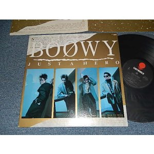 画像: BOOWY ボウイ - JUST A HERO (MINT-/MINT) / 1986 JAPAN ORIGINAL Used LP With SEAL OBI 