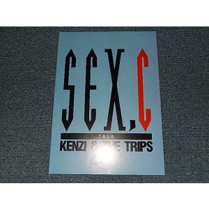 画像: Kenzi & The Trips　ケンジ＆ザ・トリップス - SEX ,C TOUR Book with AUTOGRAPHED サイン入り (MINT-/-) / JAPAN ORIGINAL Used TOUR BOOK