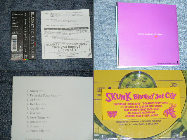 画像: ブランキー・ジェット・シティ　THE BLANKEY JET CITY   -  スカンク　SKUNK / 1995 JAPAN ORIGINAL Promo  CD With OBI